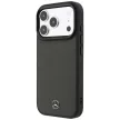Mercedes Leather MeshBow Line MagSafe iPhone 18 Pro / 17 Pro (MEHMP18L25PMERCA) tok, antracit