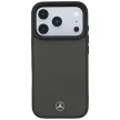 Mercedes Leather MeshBow Line MagSafe iPhone 18 Pro Max / 17 Pro Max (MEHMP18X25PMERCA) tok, antracit