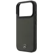 Mercedes Leather MeshBow Line MagSafe iPhone 18 Pro Max / 17 Pro Max (MEHMP18X25PMERCA) tok, antracit