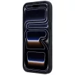 Mercedes Leather MeshBow Line MagSafe iPhone 18 Pro / 17 Pro (MEHMP18L25PMERCB) tok, kék