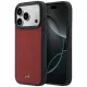 Mercedes Leather MeshBow Line MagSafe iPhone 18 Pro Max / 17 Pro Max (MEHMP18X25PMERCR) tok, bordó