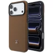 Mercedes Grill Pattern & Card Wallet Leather MagSafe Camel iPhone 18 Pro Max / 17 Pro Max (MEHMBWP18X25PWPCA) tok, barna