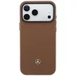 Mercedes Grill Pattern & Card Wallet Leather MagSafe Camel iPhone 18 Pro Max / 17 Pro Max (MEHMBWP18X25PWPCA) tok, barna