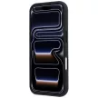 Mercedes Grill Pattern Card Wallet Leather MagSafe iPhone 18 Pro / 17 Pro (MEHMBWP18L25PWPK) tok, fekete