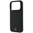 Mercedes Grill Pattern Card Wallet Leather MagSafe iPhone 18 Pro / 17 Pro (MEHMBWP18L25PWPK) tok, fekete