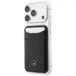 Mercedes Grill Pattern Card Wallet Leather MagSafe iPhone 18 Pro / 17 Pro (MEHMBWP18L25PWPK) tok, fekete