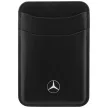 Mercedes Grill Pattern Card Wallet Leather MagSafe iPhone 18 Pro / 17 Pro (MEHMBWP18L25PWPK) tok, fekete