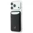 Mercedes Grill Pattern Card Wallet Leather MagSafe iPhone 18 Pro Max / 17 Pro Max (MEHMBWP18X25PWPK) tok, fekete