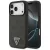 Guess Leather 4G Triangle Strass MagSafe iPhone 18 Pro / 17 Pro (GUHMP18LP4TDPLK) tok, fekete
