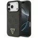 Guess Leather 4G Triangle Strass MagSafe iPhone 18 Pro / 17 Pro (GUHMP18LP4TDPLK) tok, fekete