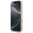 Guess Leather 4G Triangle Strass MagSafe iPhone 18 Pro / 17 Pro (GUHMP18LP4TDPP) tok, rózsaszín
