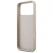 Guess Leather 4G Triangle Strass MagSafe iPhone 18 Pro Max / 17 Pro Max (GUHMP18XP4TDPP) tok, rózsaszín