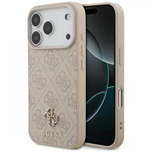 Guess 4G Small Classic Logo MagSafe iPhone 18 Pro / 17 Pro (GUHMP18LP4SM4MP) tok, rózsaszín