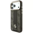 Guess 4GStripe Round Classic Logos MagSafe iPhone 18 Pro / 17 Pro (GUHMP18L6P4G4RCW) tok, barna