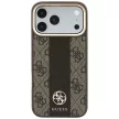 Guess 4GStripe Round Classic Logos MagSafe iPhone 18 Pro / 17 Pro (GUHMP18L6P4G4RCW) tok, barna