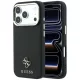 Guess Saffiano Small 4G & Classic Logo MagSafe iPhone 18 Pro / 17 Pro (GUHMP18L6PSA4DMK) tok, fekete