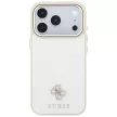 Guess Saffiano Small 4G & Classic Logo MagSafe iPhone 18 Pro / 17 Pro (GUHMP18L6PSA4DME) tok, bézs