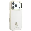 Guess Saffiano Small 4G & Classic Logo MagSafe iPhone 18 Pro / 17 Pro (GUHMP18L6PSA4DME) tok, bézs