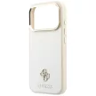 Guess Saffiano Small 4G & Classic Logo MagSafe iPhone 18 Pro Max / 17 Pro Max (GUHMP18X6PSA4DME) tok, bézs