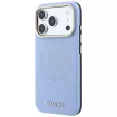 Guess Perforated 4G Gold Logo MagSafe iPhone 18 Pro / 17 Pro (GUHMP18L6PS4SRGB) tok, világoskék