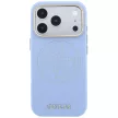 Guess Perforated 4G Gold Logo MagSafe iPhone 18 Pro / 17 Pro (GUHMP18L6PS4SRGB) tok, világoskék