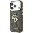 Guess 4G & Big Strass Logo iPhone 18 Pro / 17 Pro (GUHCP18L6P4DSMLW) tok, barna
