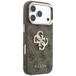 Guess 4G & Big Strass Logo iPhone 18 Pro / 17 Pro (GUHCP18L6P4DSMLW) tok, barna