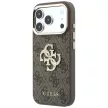Guess 4G & Big Strass Logo iPhone 18 Pro Max / 17 Pro Max (GUHCP18X6P4DSMLW) tok, barna