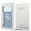 Guess 4G & Big Strass Logo iPhone 18 Pro / 17 Pro (GUHCP18L6P4DSMLB) tok, kék
