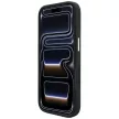 Guess Stripe Peony 4G Logo MagSafe iPhone 18 Pro / 17 Pro (GUHMP18L6PGSU4EK) tok, fekete