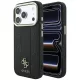 Guess Stripe Peony 4G Logo MagSafe iPhone 18 Pro Max / 17 Pro Max (GUHMP18X6PGSU4EK) tok, fekete