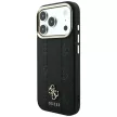 Guess Stripe Peony 4G Logo MagSafe iPhone 18 Pro Max / 17 Pro Max (GUHMP18X6PGSU4EK) tok, fekete