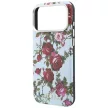 Guess Blossom Roses Print MagSafe iPhone 18 Pro / 17 Pro (GUHMP18L6PWGTBEB) tok, kék
