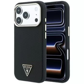   Guess KevlarTriangle Logo MagSafe iPhone 18 Pro Max / 17 Pro Max (GUHMP18X6PWKSGTK) tok, fekete