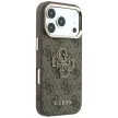 Guess 4G & Big Resin Logo iPhone 18 Pro Max / 17 Pro Max (GUHCP18X6P4SRMLW) tok, barna