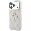Guess 4G & Big Resin Logo iPhone 18 Pro (GUHCP18L6P4SRMLP) tok, rózsaszín