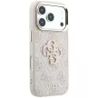 Guess 4G & Big Resin Logo iPhone 18 Pro (GUHCP18L6P4SRMLP) tok, rózsaszín
