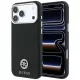 Guess Grained Round Strass Logo MagSafe iPhone 18 Pro / 17 Pro (GUHMP18L6PSRMDEK) tok, fekete