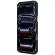 Guess Grained Round Strass Logo MagSafe iPhone 18 Pro / 17 Pro (GUHMP18L6PSRMDEK) tok, fekete