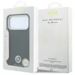 Guess Grained Round Strass Logo MagSafe iPhone 18 Pro / 17 Pro (GUHMP18L6PSRMDEK) tok, fekete