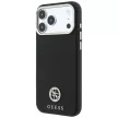 Guess Grained Round Strass Logo MagSafe iPhone 18 Pro Max / 17 Pro Max (GUHMP18X6PSRMDEK) tok, fekete