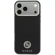 Guess Grained Round Strass Logo MagSafe iPhone 18 Pro Max / 17 Pro Max (GUHMP18X6PSRMDEK) tok, fekete