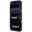 Guess Grained Round Strass Logo MagSafe iPhone 18 Pro / 17 Pro (GUHMP18L6PSRMDEB) tok, kék