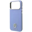 Guess Grained Round Strass Logo MagSafe iPhone 18 Pro / 17 Pro (GUHMP18L6PSRMDEB) tok, kék