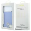 Guess Grained Round Strass Logo MagSafe iPhone 18 Pro / 17 Pro (GUHMP18L6PSRMDEB) tok, kék