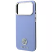 Guess Grained Round Strass Logo MagSafe iPhone 18 Pro Max / 17 Pro Max (GUHMP18X6PSRMDEB) tok, kék