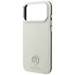 Guess Grained Round Strass Logo MagSafe iPhone 18 Pro / 17 Pro (GUHMP18L6PSRMDEE) tok, bézs