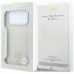 Guess Grained Round Strass Logo MagSafe iPhone 18 Pro / 17 Pro (GUHMP18L6PSRMDEE) tok, bézs