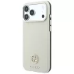 Guess Grained Round Strass Logo MagSafe iPhone 18 Pro Max / 17 Pro Max (GUHMP18X6PSRMDEE) tok, bézs