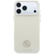 Guess Grained Round Strass Logo MagSafe iPhone 18 Pro Max / 17 Pro Max (GUHMP18X6PSRMDEE) tok, bézs